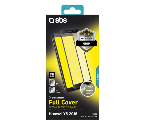 Szklo do Huawei Y5 2018 czarne - 1457248 - zdjęcie 2
